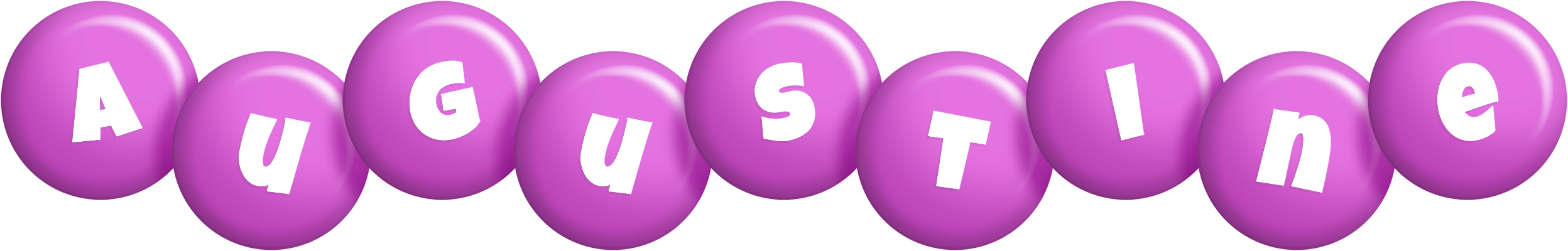 Augustine candy-purple logo