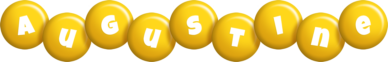 Augustine candy-yellow logo