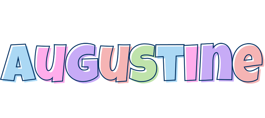 Augustine pastel logo