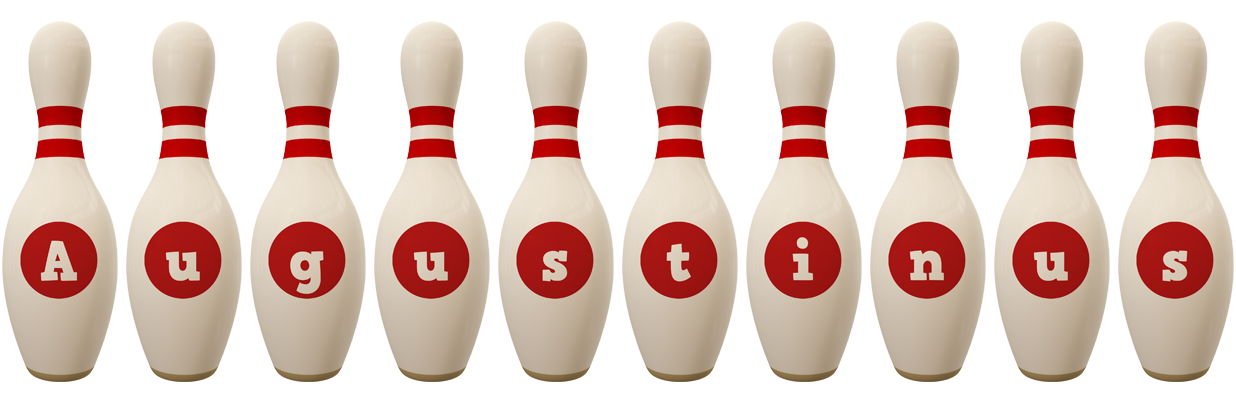 Augustinus bowling-pin logo