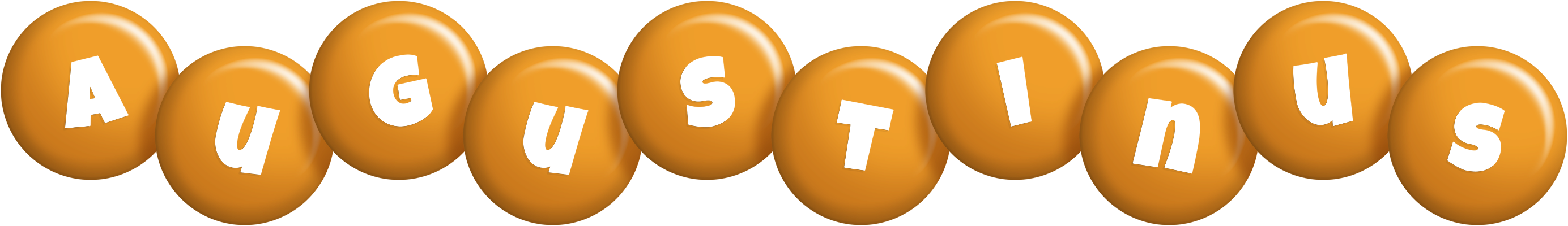Augustinus candy-orange logo