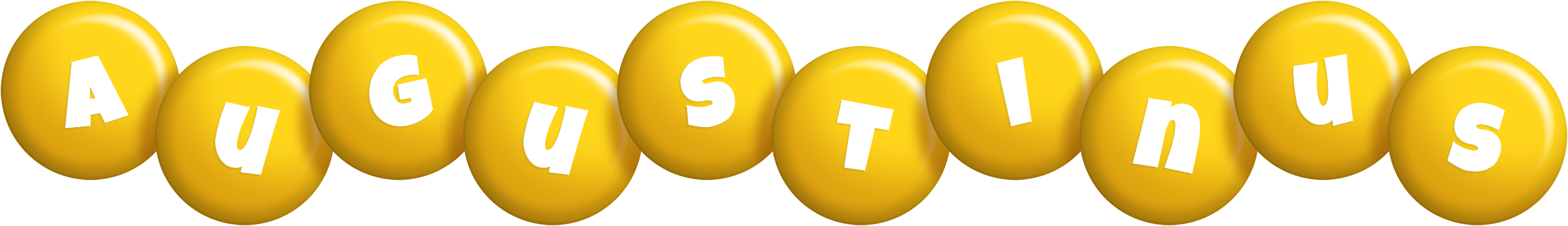 Augustinus candy-yellow logo