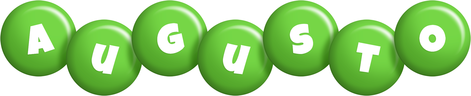 Augusto candy-green logo