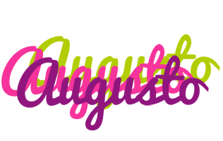 Augusto flowers logo