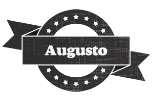 Augusto grunge logo