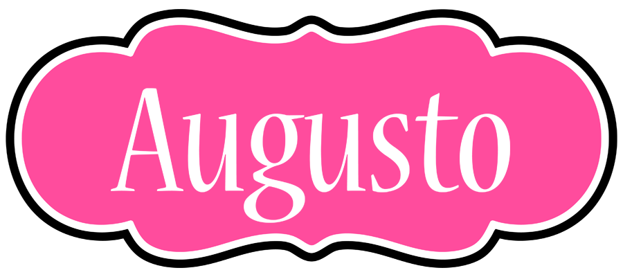 Augusto invitation logo
