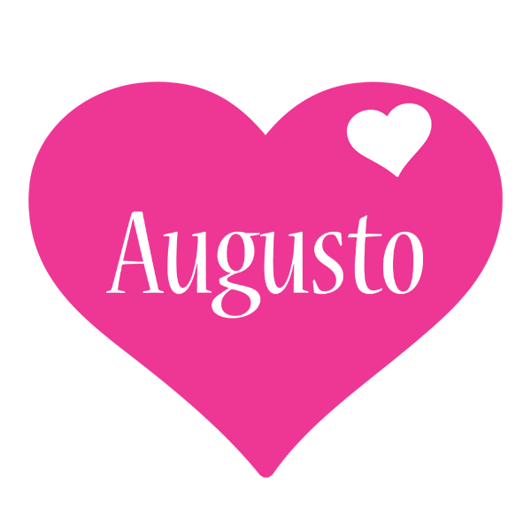 Augusto love-heart logo
