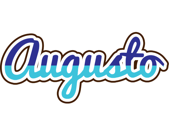 Augusto raining logo
