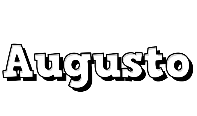 Augusto snowing logo