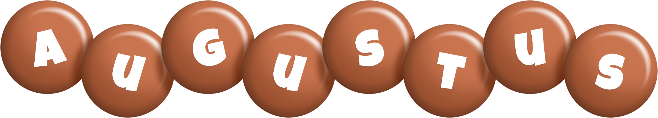 Augustus candy-brown logo