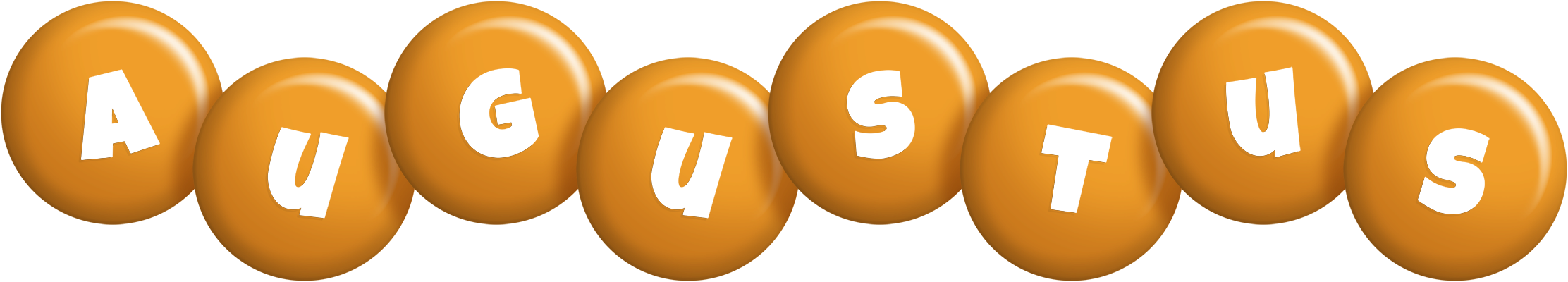 Augustus candy-orange logo