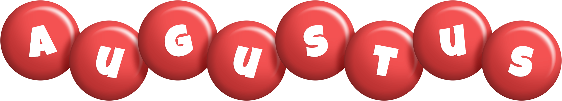 Augustus candy-red logo