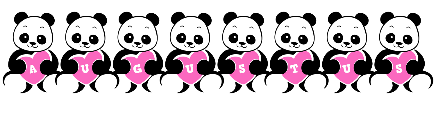 Augustus love-panda logo