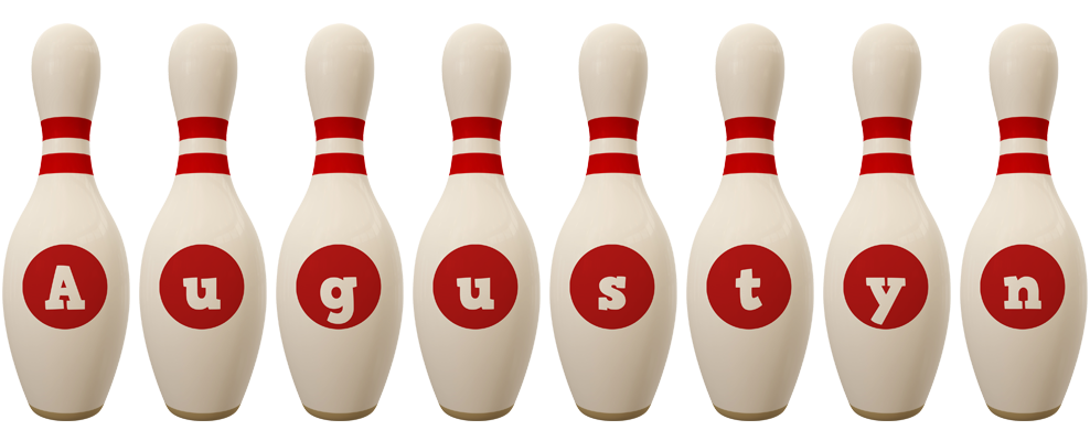 Augustyn bowling-pin logo