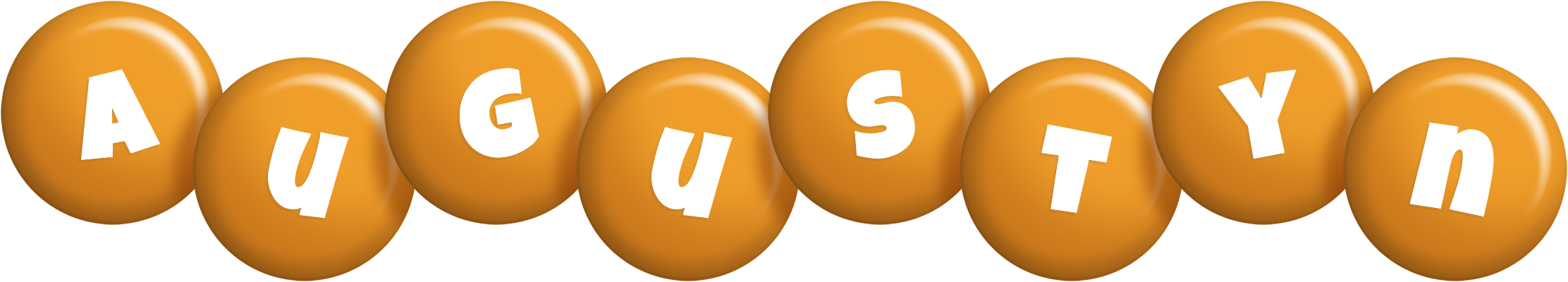 Augustyn candy-orange logo