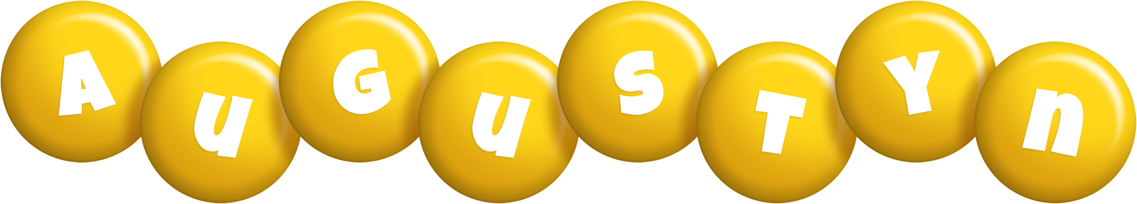 Augustyn candy-yellow logo
