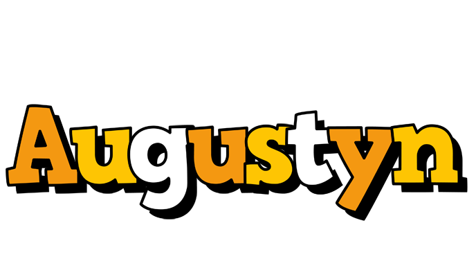 Augustyn cartoon logo