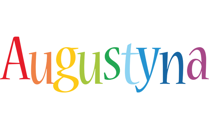 Augustyna birthday logo