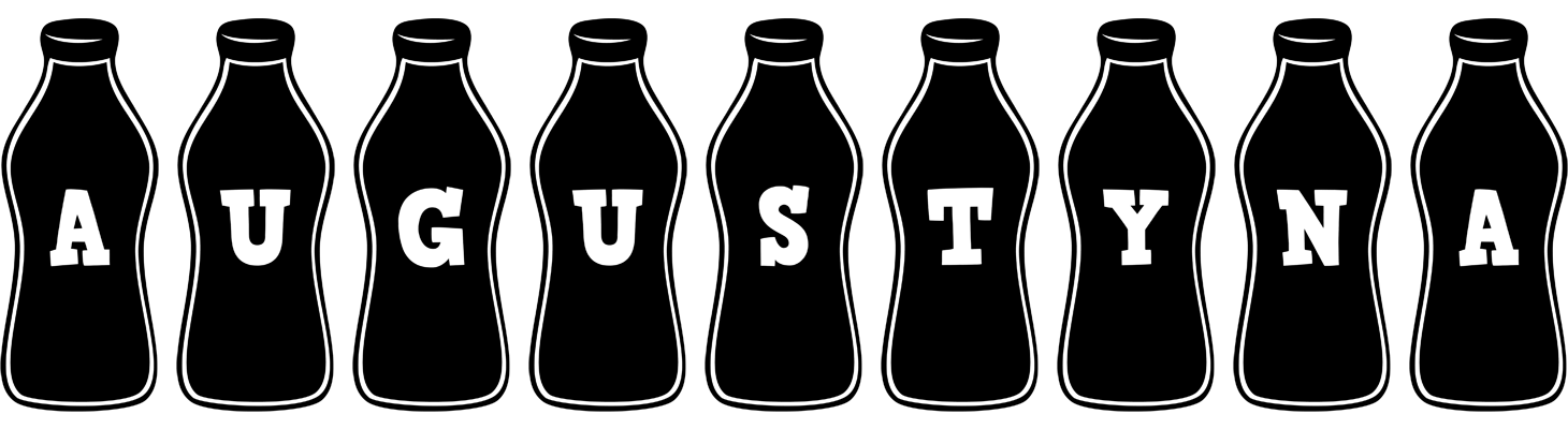 Augustyna bottle logo