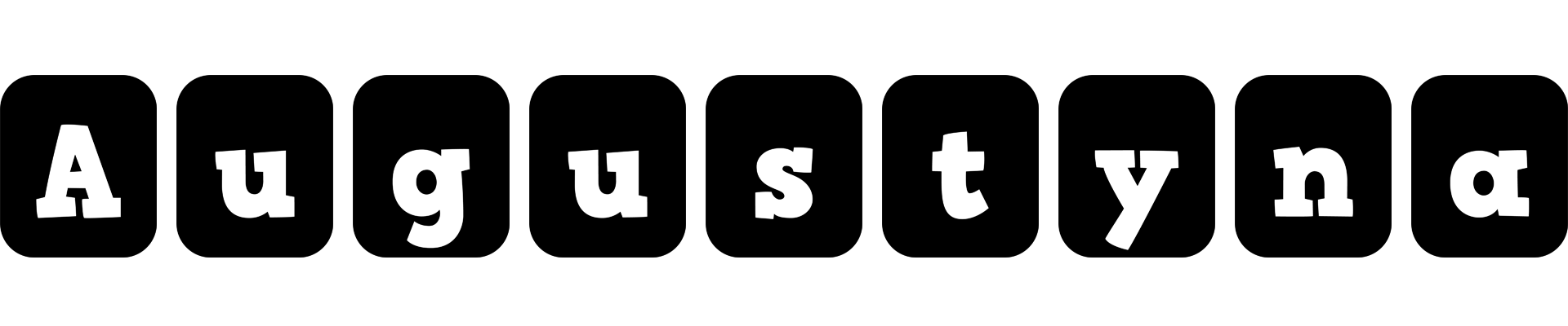 Augustyna box logo
