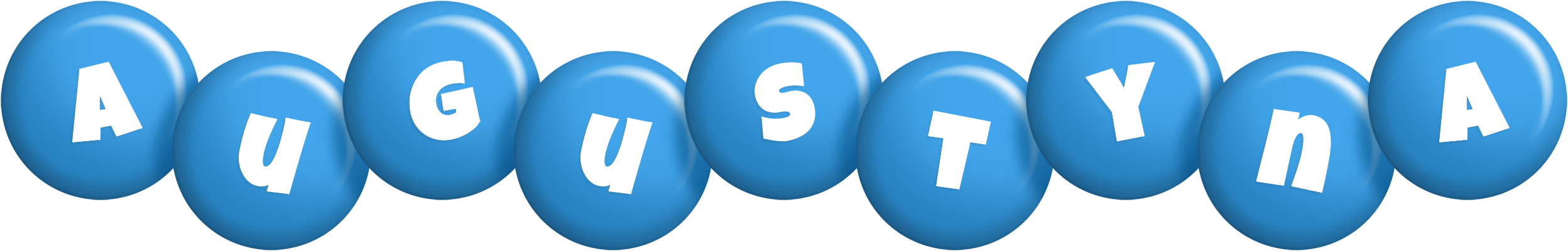 Augustyna candy-blue logo