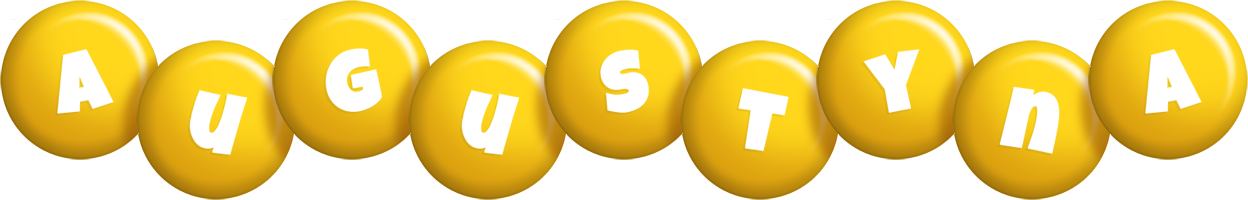 Augustyna candy-yellow logo