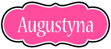 Augustyna invitation logo