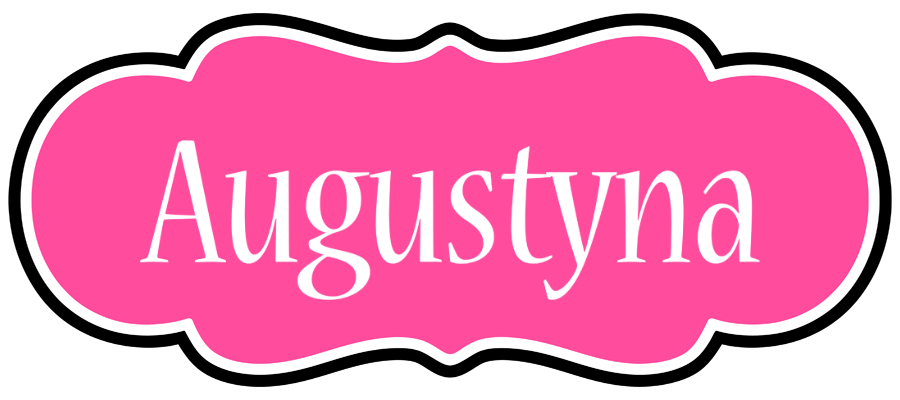 Augustyna invitation logo