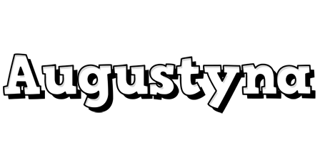 Augustyna snowing logo