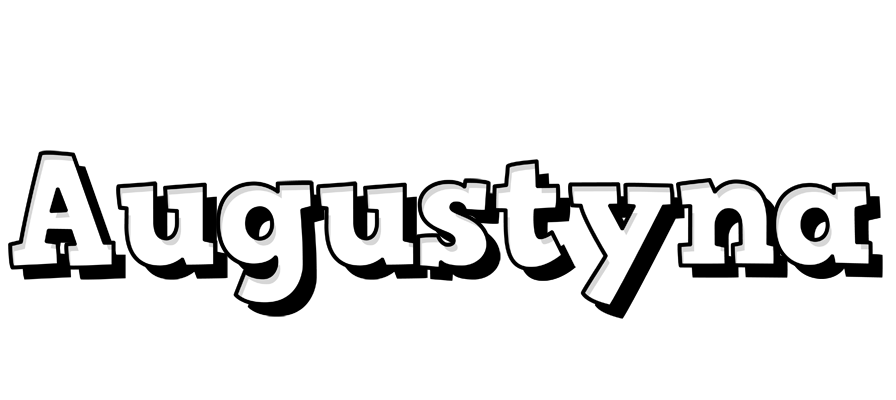 Augustyna snowing logo