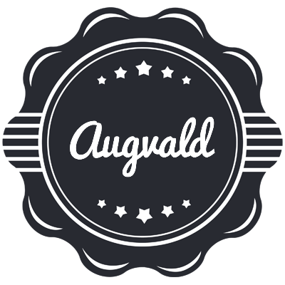 Augvald badge logo