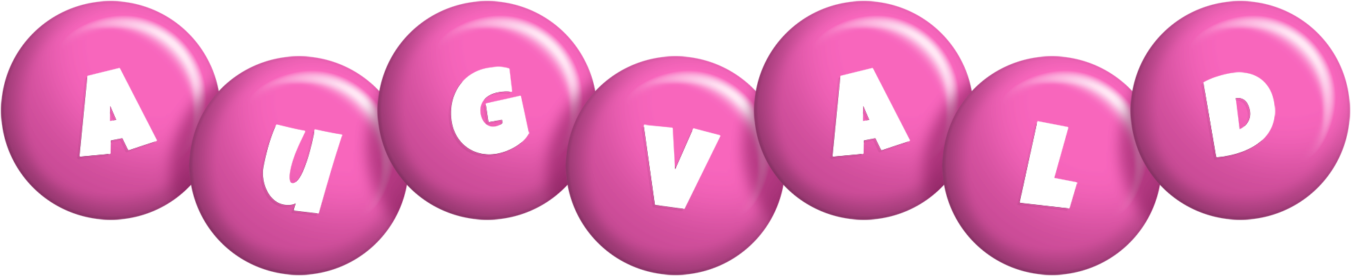 Augvald candy-pink logo