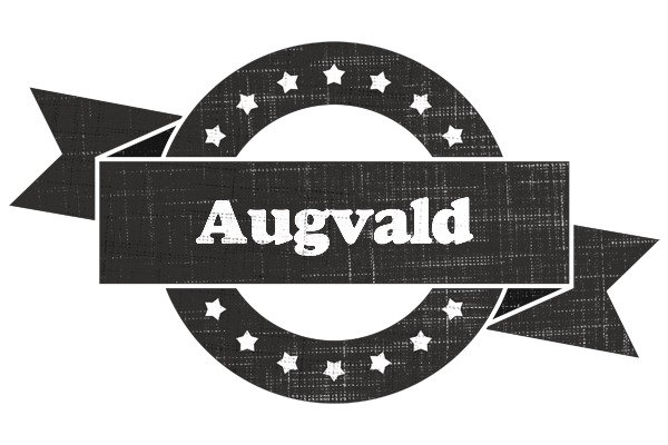 Augvald grunge logo