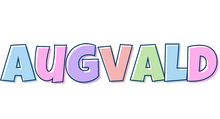 Augvald pastel logo