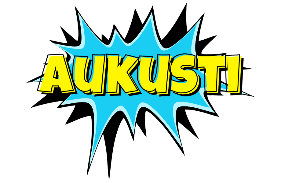 Aukusti amazing logo
