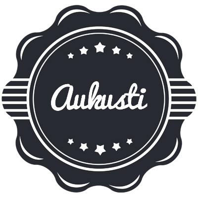 Aukusti badge logo