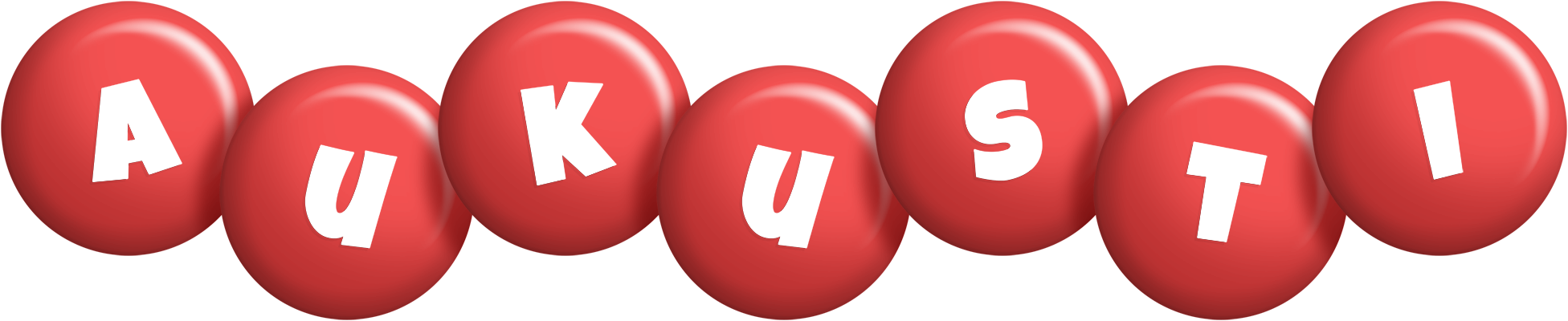 Aukusti candy-red logo