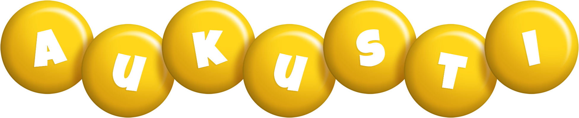Aukusti candy-yellow logo