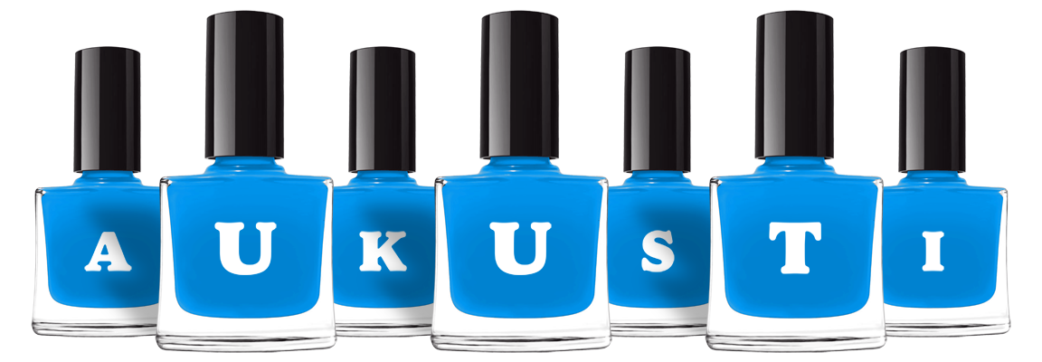 Aukusti glossy logo