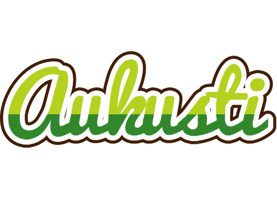 Aukusti golfing logo