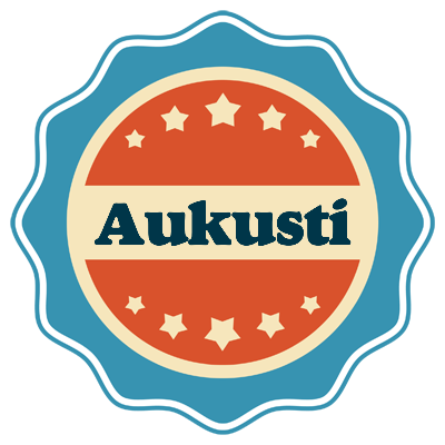 Aukusti labels logo