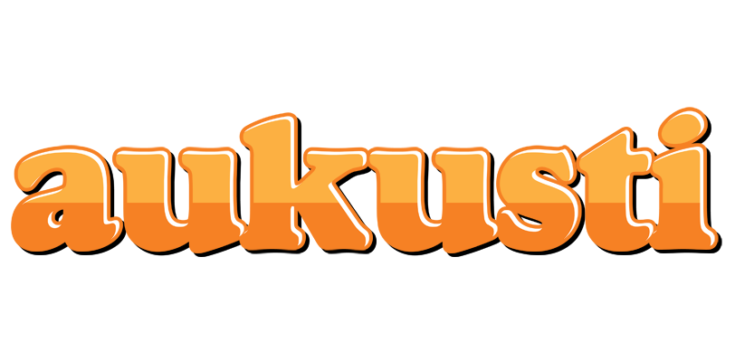 Aukusti orange logo