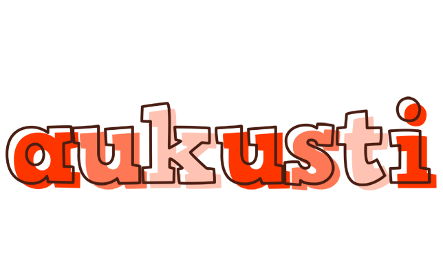 Aukusti paint logo