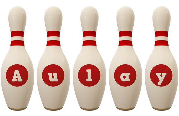 Aulay bowling-pin logo