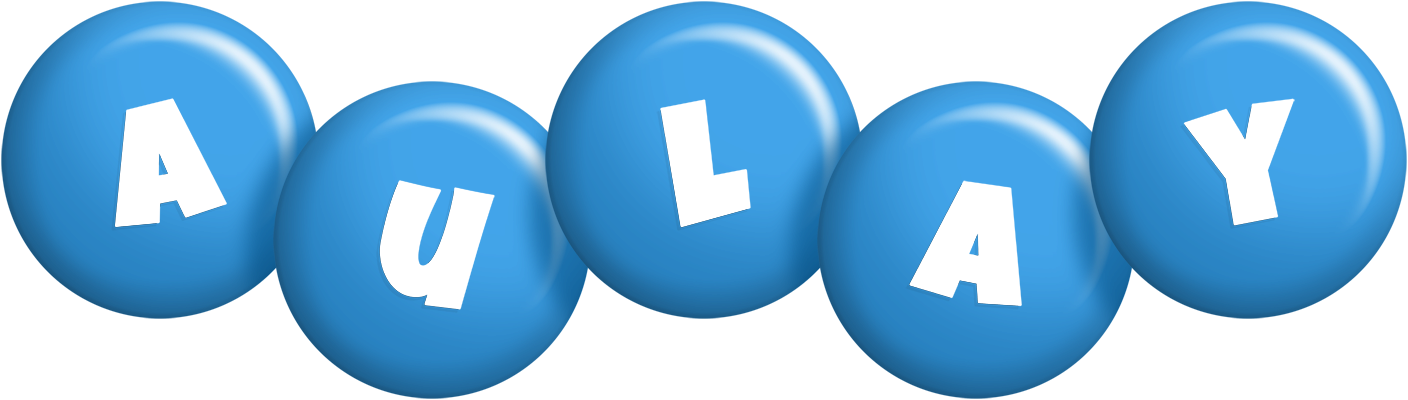 Aulay candy-blue logo