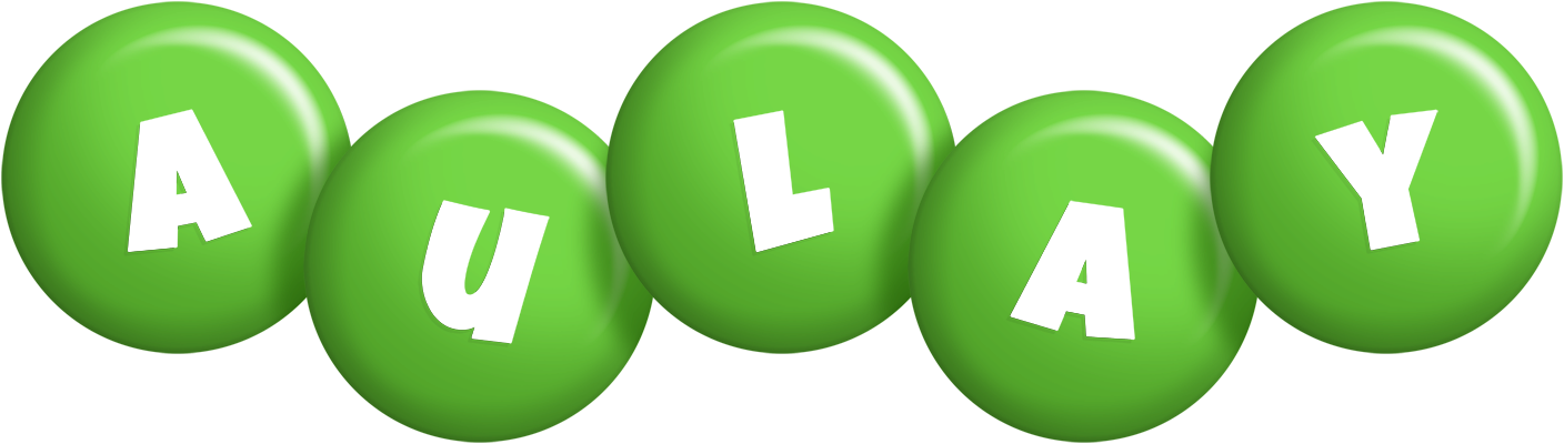Aulay candy-green logo