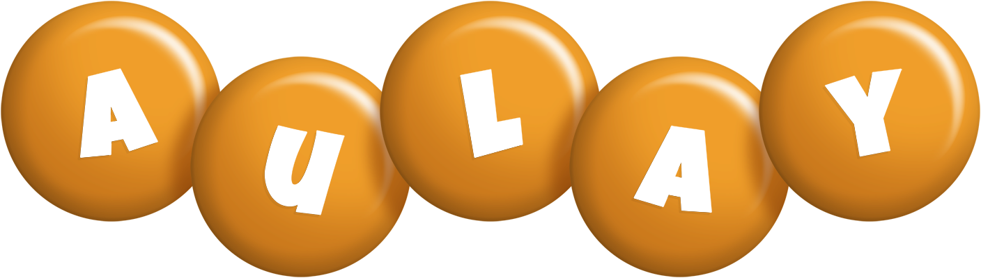 Aulay candy-orange logo