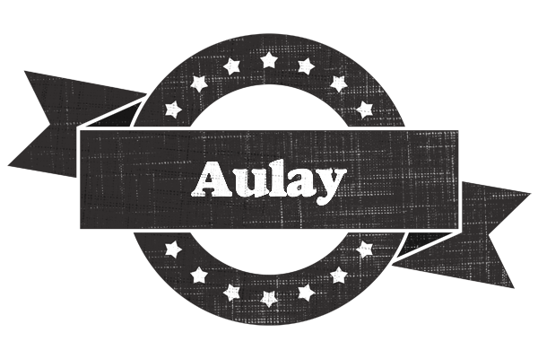 Aulay grunge logo