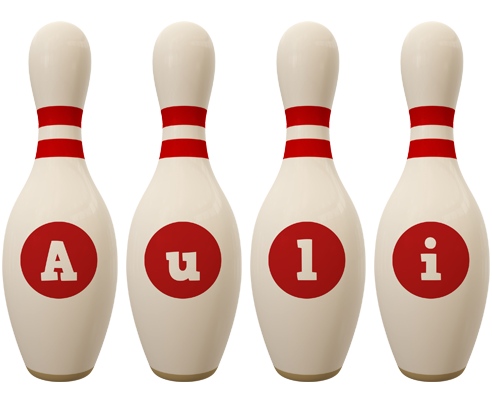 Auli bowling-pin logo