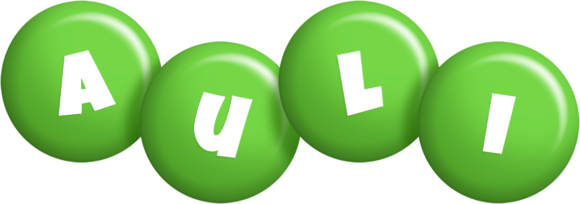 Auli candy-green logo